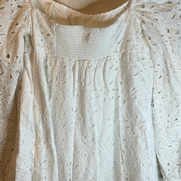 Wilfred White Eyelet Mini Dress - Picture 7 of 11